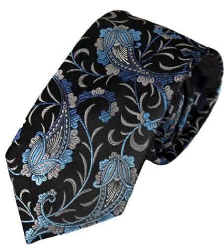 L A Smith Tie F1699/1 Blue